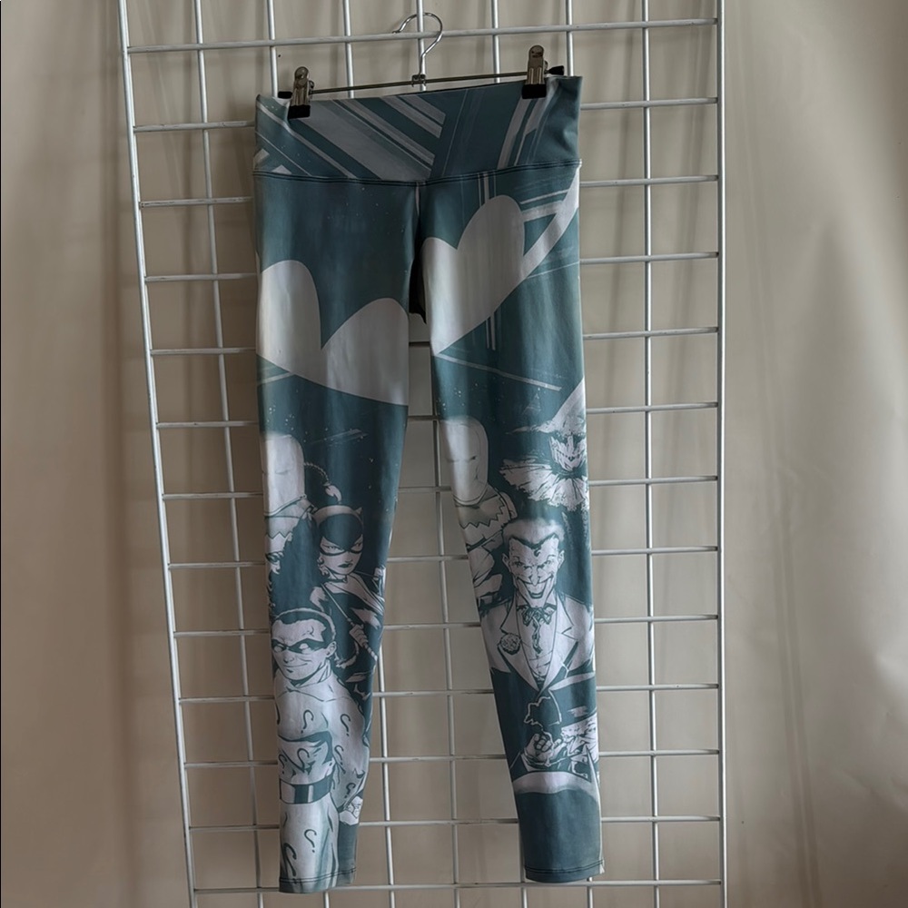 Women’s Superhero Joker Wonder Woman Print Leggings Size Small